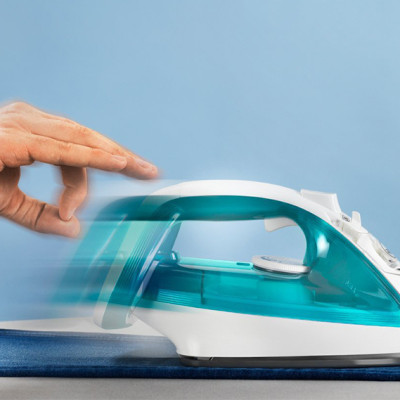 Bàn Ủi Hơi Nước TEFAL FV3910 - Trắng Xanh - Hàng Chính Hãng